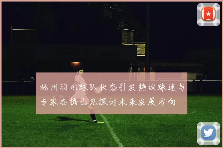 杭州羽毛球队状态引发热议球迷与专家各执己见探讨未来发展方向
