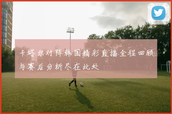卡塔尔对阵韩国精彩直播全程回顾与赛后分析尽在此处