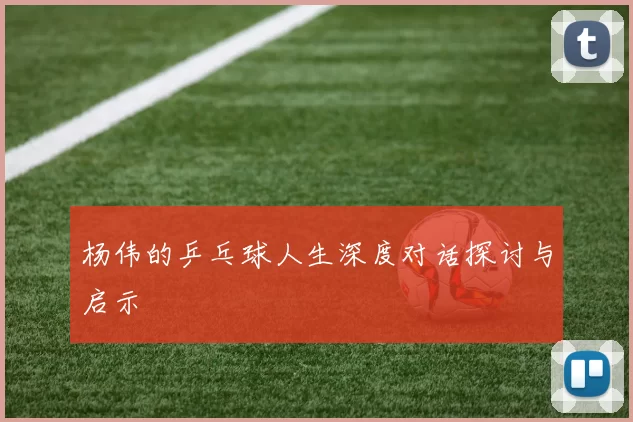 杨伟的乒乓球人生深度对话探讨与启示